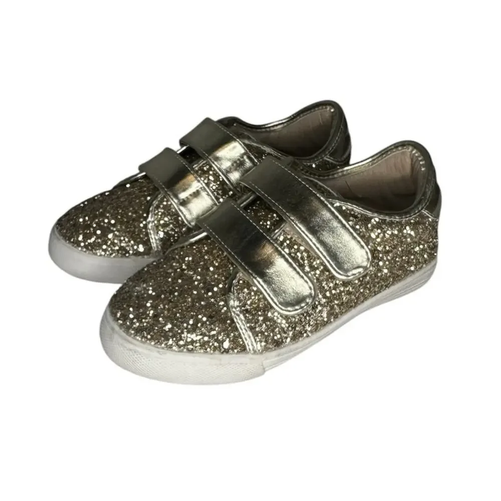 Felix & Flora Glittery T-Strap Sneakers Size 12